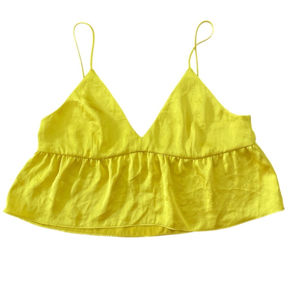 ARITZIA LITTLE MOON CROPP BABYDOLL TANK SIZE MEDIUM